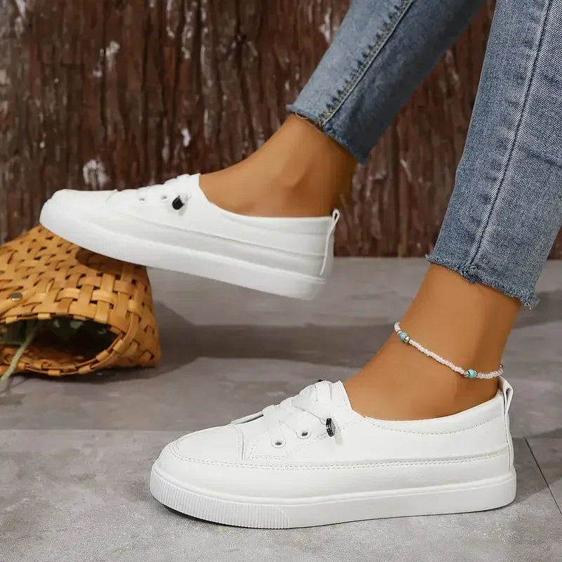 Adalyn Women's White Sneakers – Lightweight Comfort for All-Day Walking 2