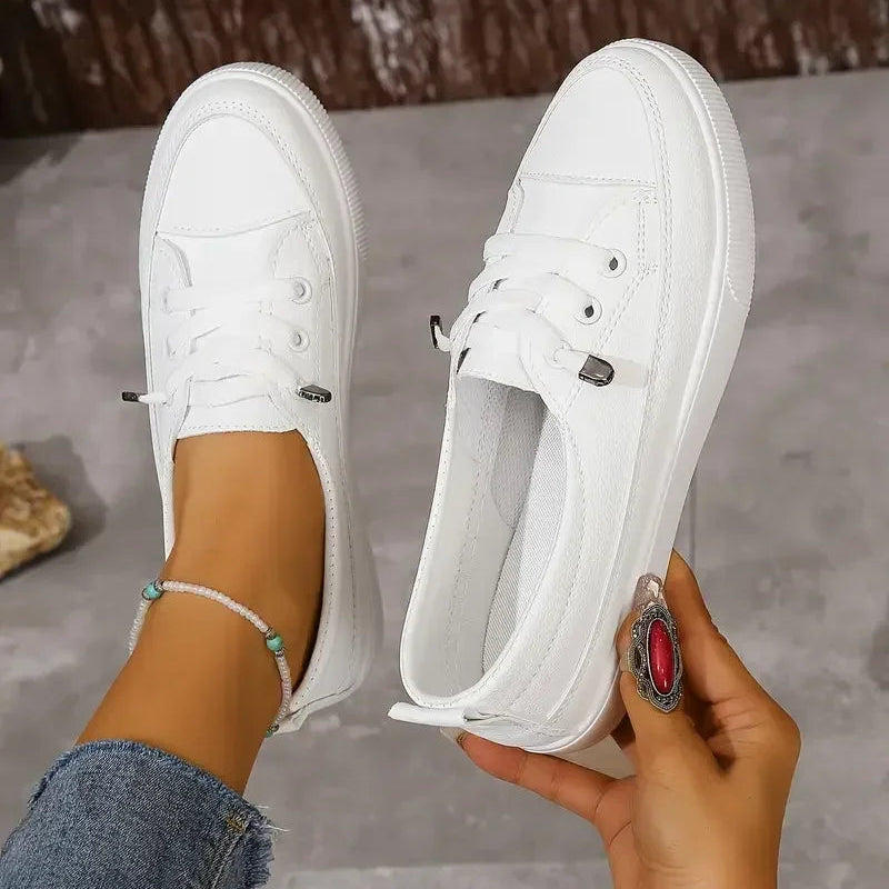 Adalyn Women's White Sneakers – Lightweight Comfort for All-Day Walking 3