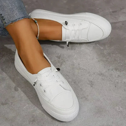Adalyn Women's White Sneakers – Lightweight Comfort for All-Day Walking 5