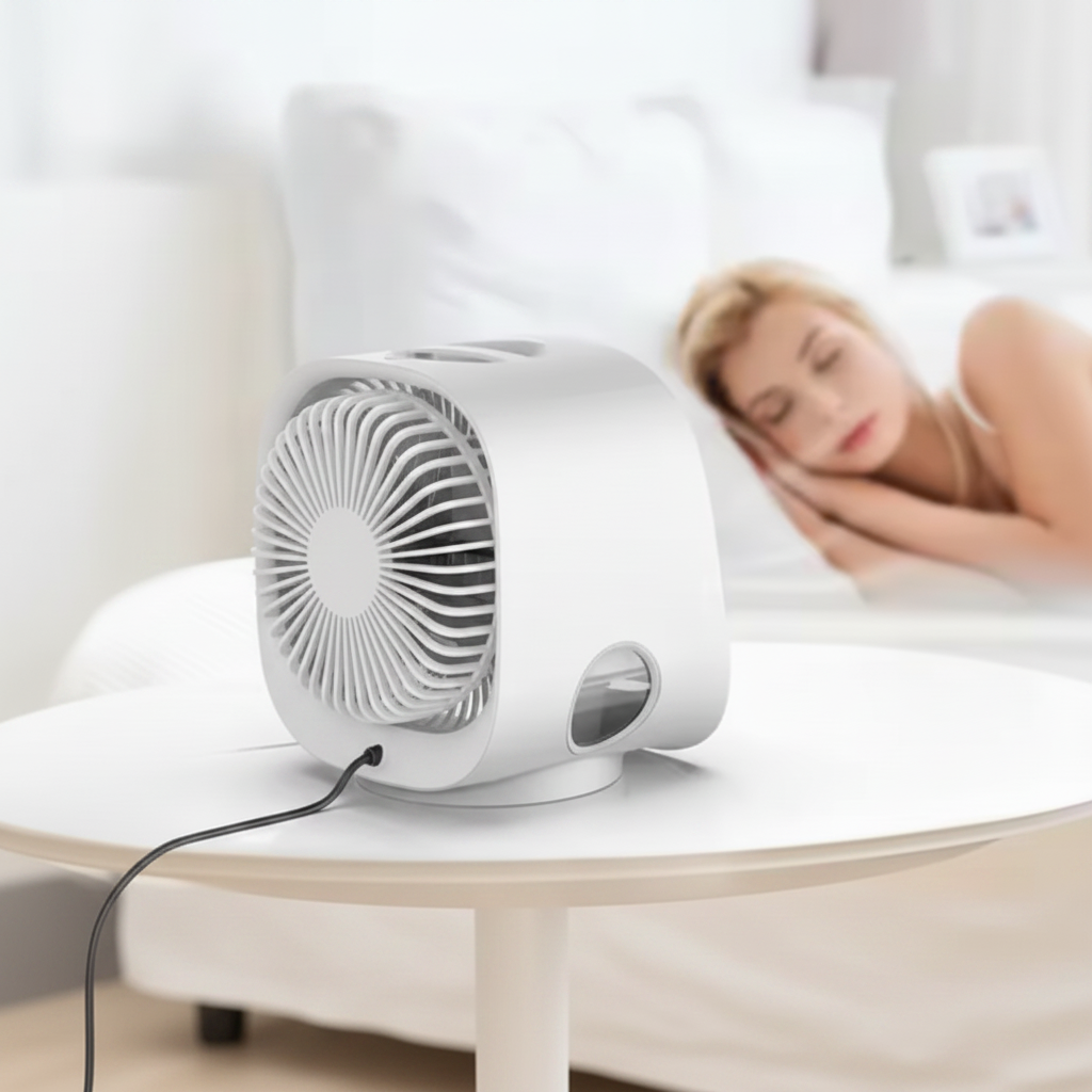 AeroCool Portable Air Cooler – USB Powered Compact Humidifier for Small Spaces 5