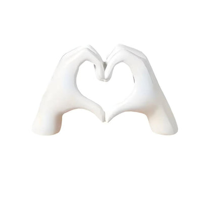 AffinityArt Decorative Love Hands Sculpture – Intricate Heart Gesture Elegant Wall Décor 0