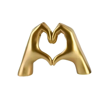 AffinityArt Decorative Love Hands Sculpture – Intricate Heart Gesture Elegant Wall Décor 7