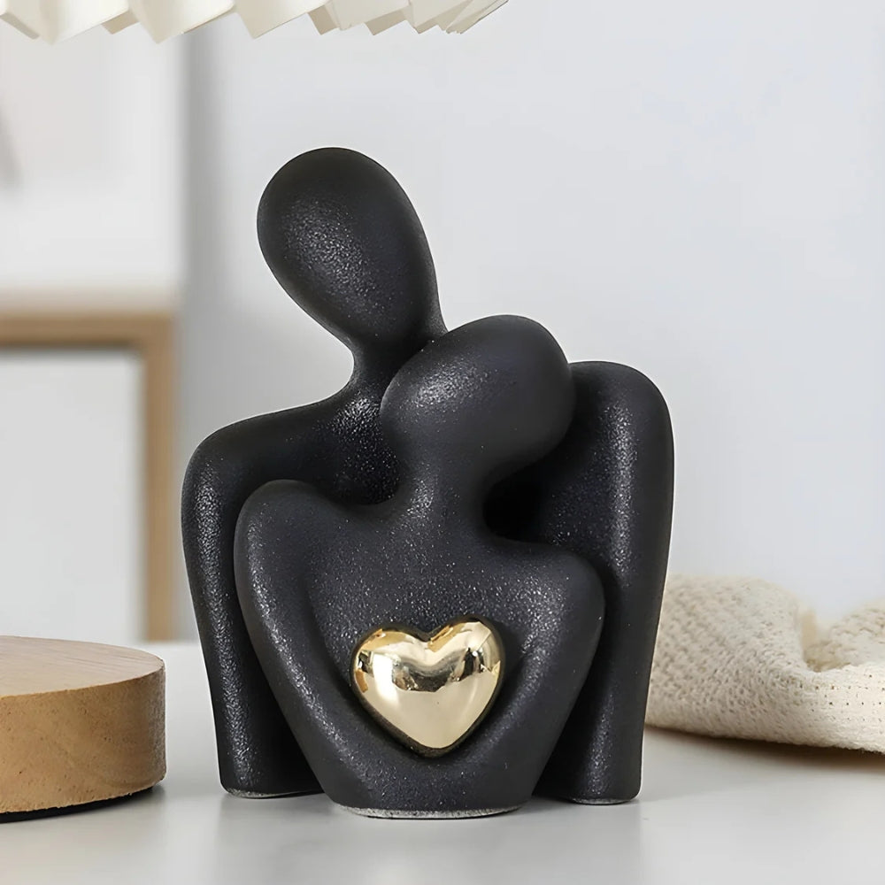 Alera Abstract Lovers Figurine Resin Sculpture – Minimalist Design for Unity Decor 3