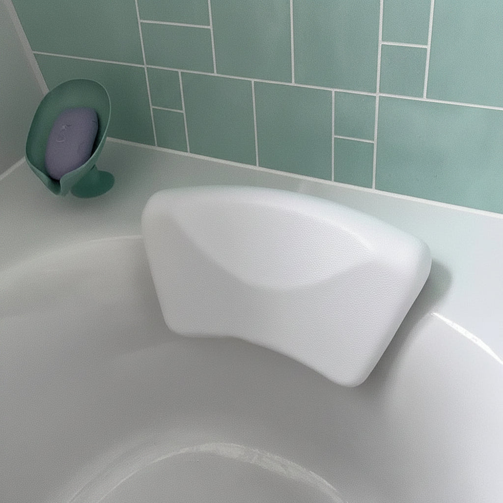 AquaEase Bathtub Pillow – Contoured Support Soft Comfort for Relaxing Baths 3