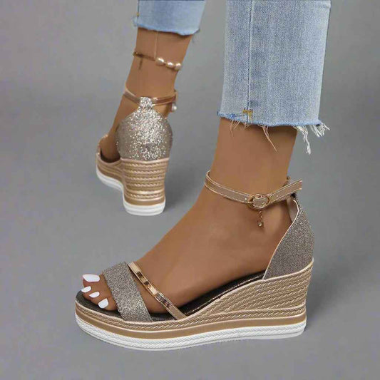 Ava Women's Classic Wedge Sandals – Comfortable and Stylish Footwear