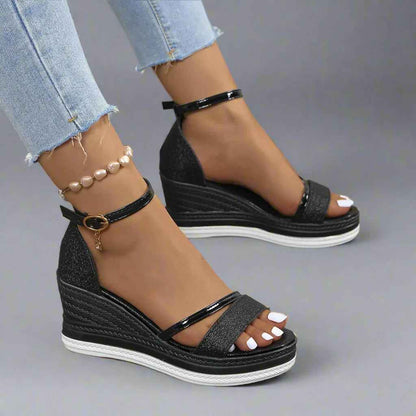 Ava Women's Classic Wedge Sandals – Comfortable and Stylish Footwear