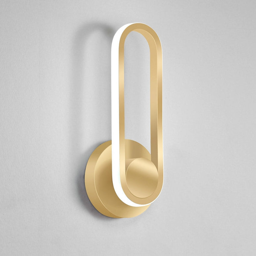 Avery Modern Gold Wall Sconce – Rotatable LED Design for Stylish Indoor Lighting 5