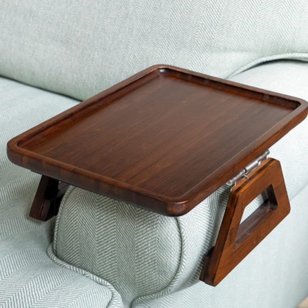 Breeze Adjustable Bamboo Clip-On Arm Tray Table – Eco-Friendly Space-Saving Convenience 4