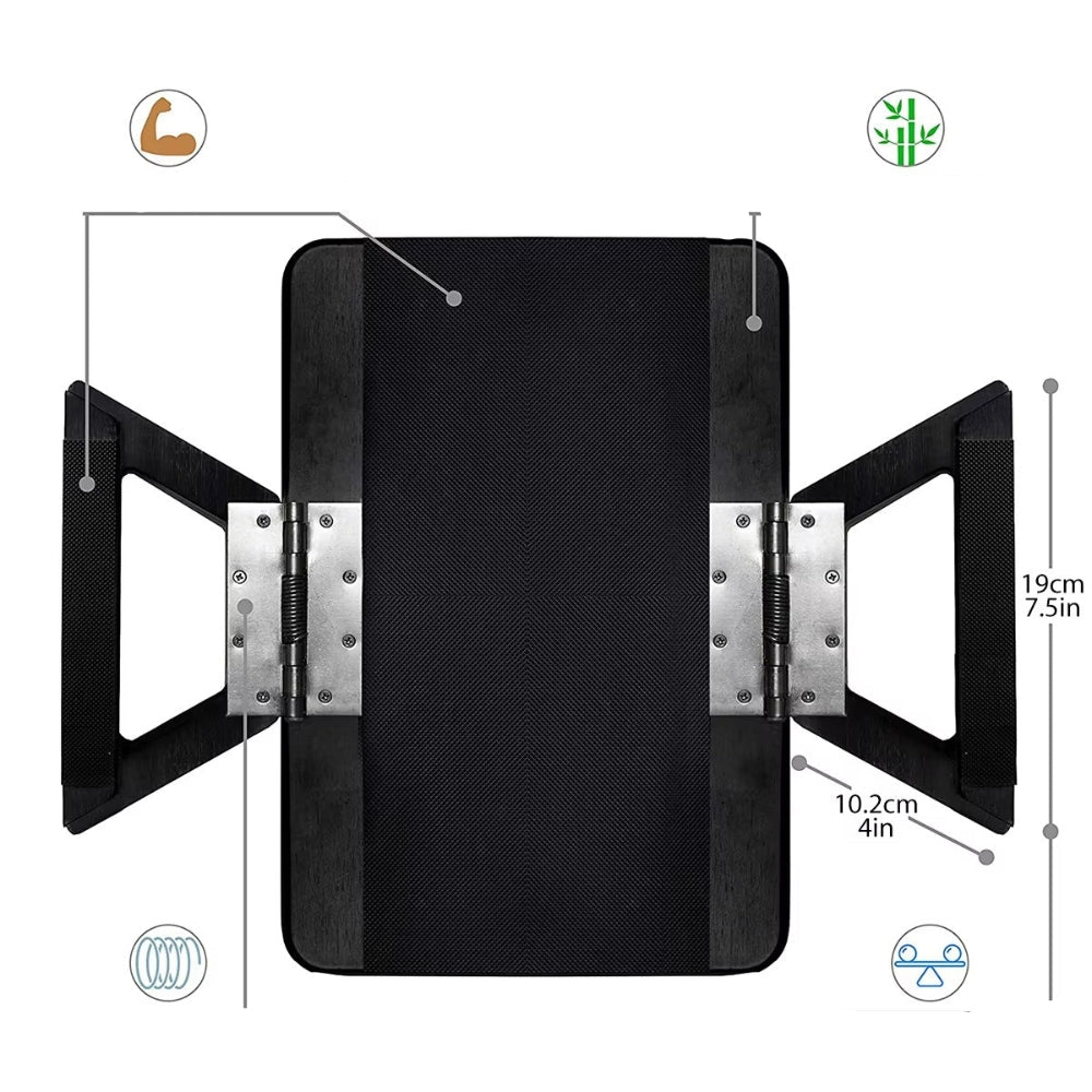Breeze Adjustable Bamboo Clip-On Arm Tray Table – Eco-Friendly Space-Saving Convenience 8