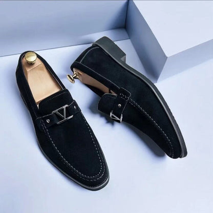 Bristol Men's Suede Loafers – Slip-On Comfort for Smart-Casual Wear 1