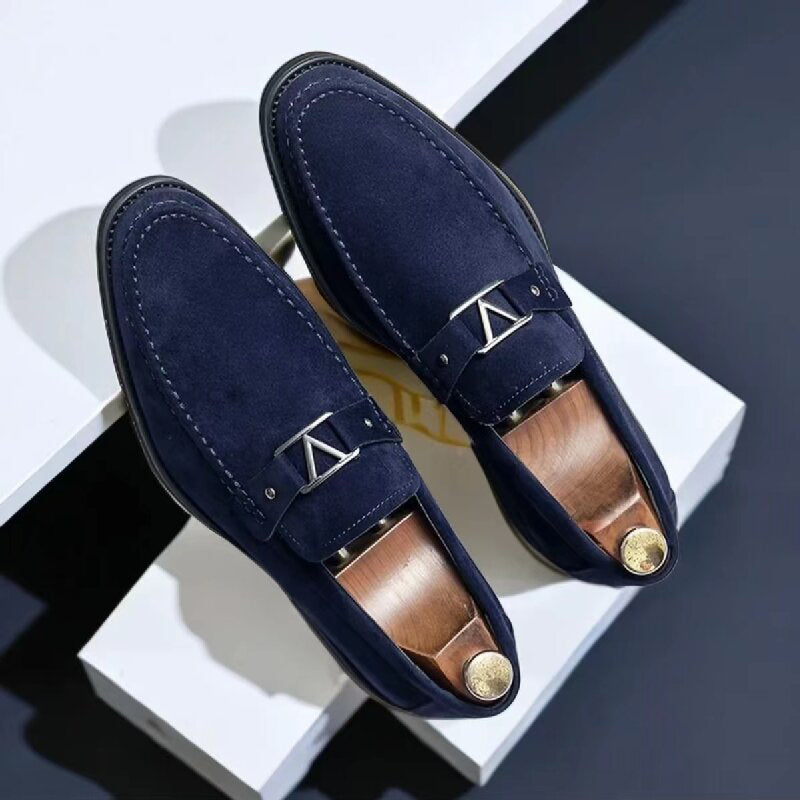Bristol Men's Suede Loafers – Slip-On Comfort for Smart-Casual Wear 2