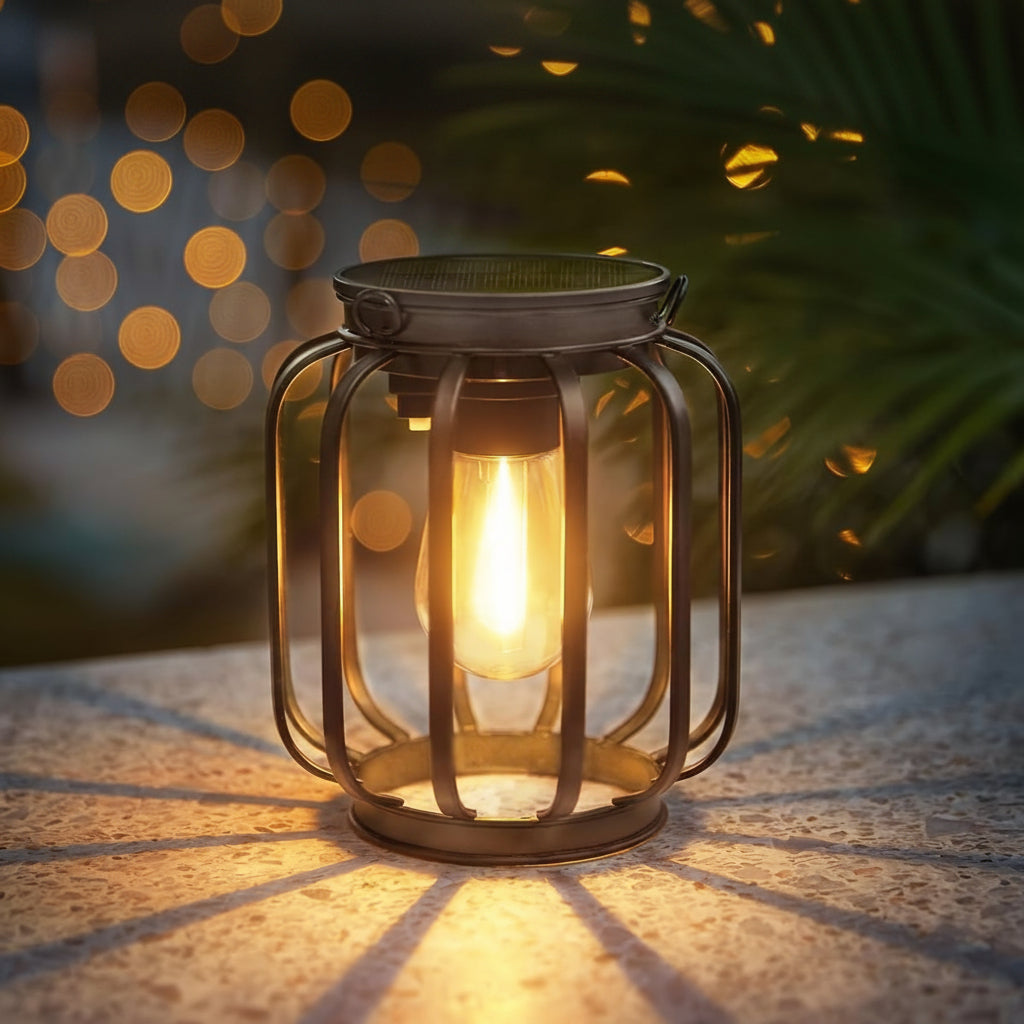 Caldra Outdoor Solar Lanterns 2-Pack – Weatherproof Hanging Garden Lights for Ambiance 3
