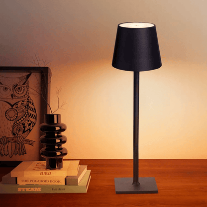 Capri Modern Aluminum Table Lamp – Cordless Rechargeable Lighting for Living Rooms 2