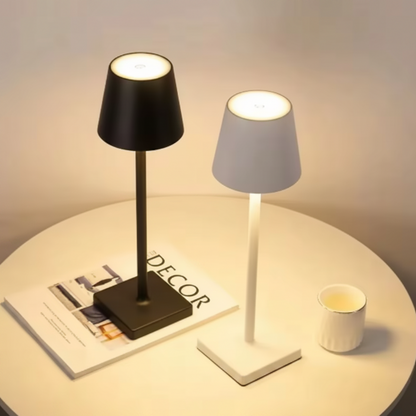 Capri Modern Aluminum Table Lamp – Cordless Rechargeable Lighting for Living Rooms 6