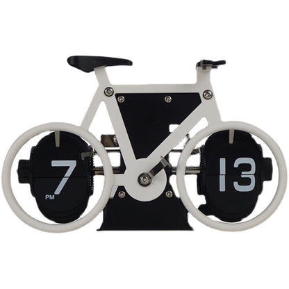 Chronix Men’s Black and White Bicycle Clock – Retro Artistic Home Decor 3