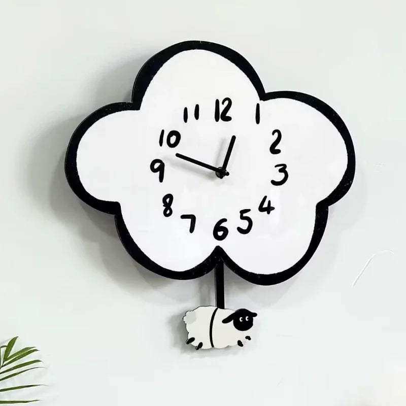 Cielo Large Wall Clock – Charming Cloud Design for Modern Kitchen Decor 2