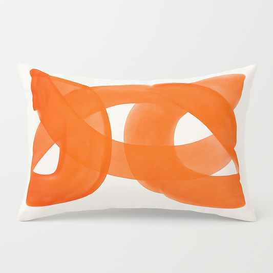 Eloria Modern Decorative Pillowcase (Set of 2)– Geometric Design for Lumbar Support