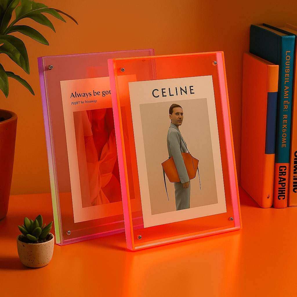Claritya Modern Acrylic Photo Frame – Versatile Display for Any Decor 1