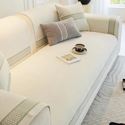 Covo Sofa Covers – Elegant Chenille Slipcover with Scratch Resistance
