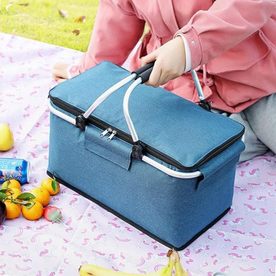 Cove Collapsible Picnic Basket – Leakproof Insulated Design for Outdoor Adventures 1