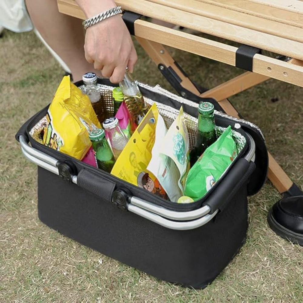 Cove Collapsible Picnic Basket – Leakproof Insulated Design for Outdoor Adventures 2