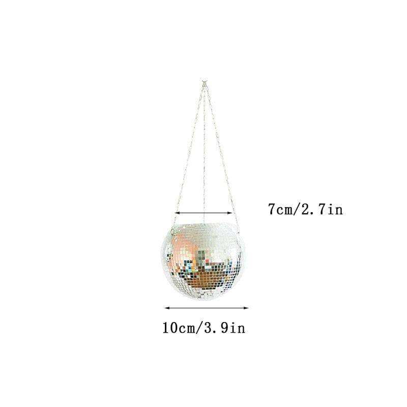 Dazzlo Indoor Hanging Planter – Mirrored Design for Stylish Space Efficiency 0