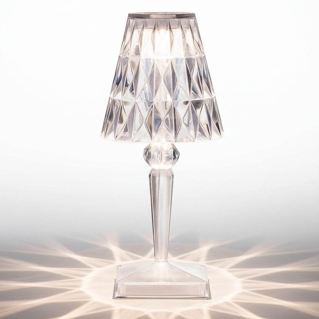 Dazzora Acrylic Table Lamp Modern Cordless Design – Elegant LED Lighting for Interiors 0