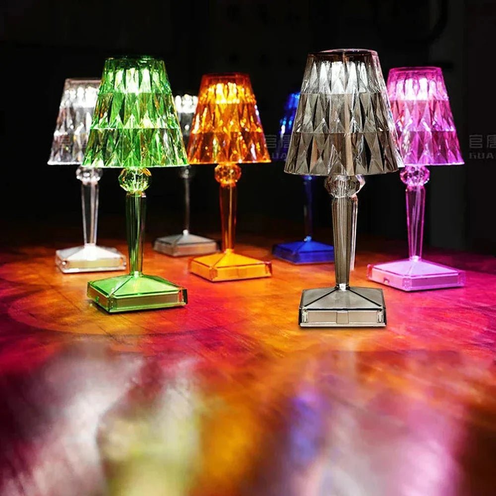 Dazzora Acrylic Table Lamp Modern Cordless Design – Elegant LED Lighting for Interiors 5