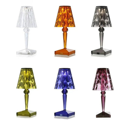 Dazzora Acrylic Table Lamp Modern Cordless Design – Elegant LED Lighting for Interiors 8