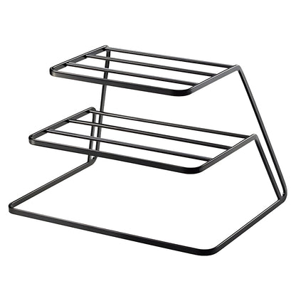 DuoTier Kitchen Stainless Steel Dish Rack – Two-Tier Design for Space-Saving Organization 0