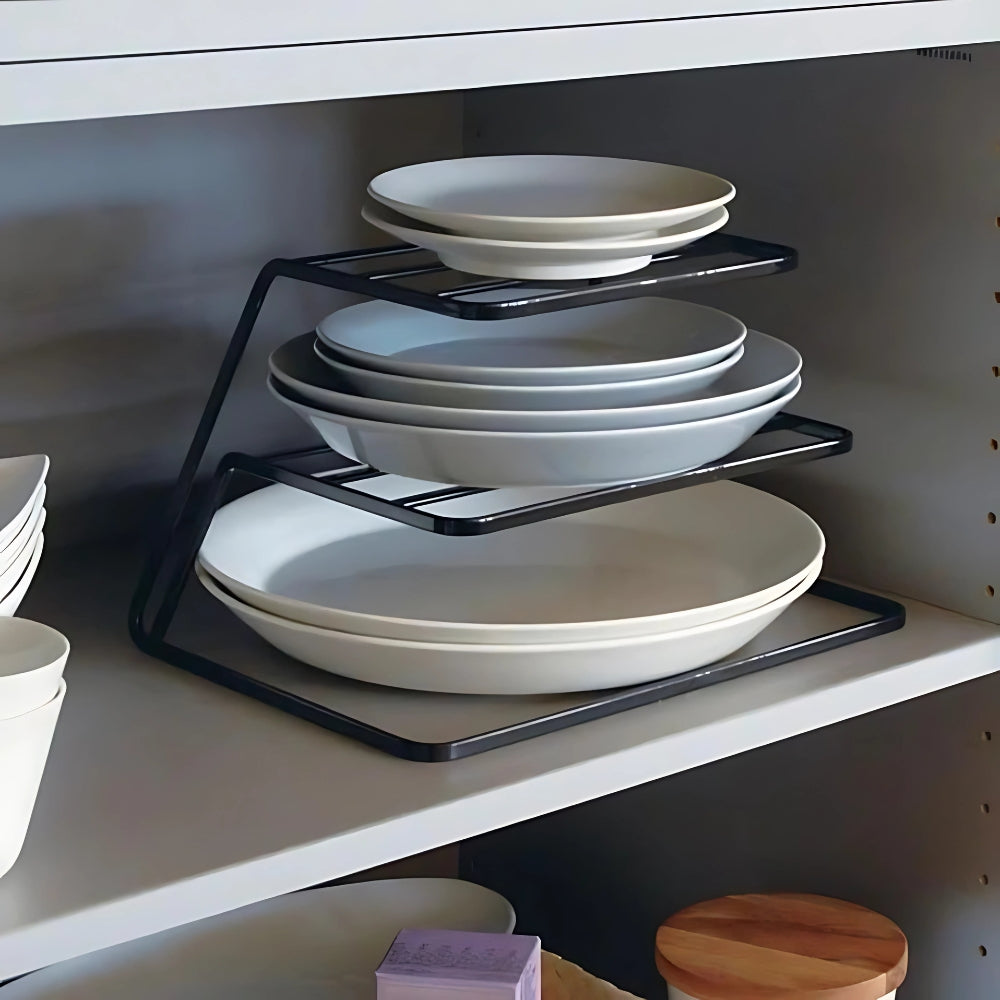 DuoTier Kitchen Stainless Steel Dish Rack – Two-Tier Design for Space-Saving Organization 1
