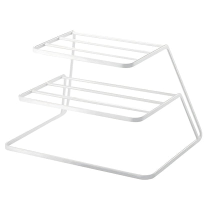 DuoTier Kitchen Stainless Steel Dish Rack – Two-Tier Design for Space-Saving Organization 2
