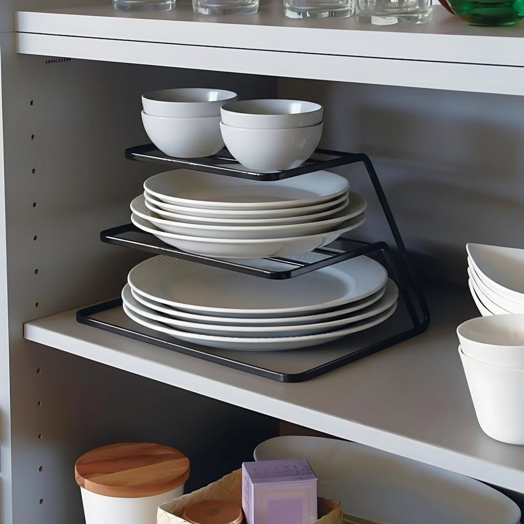 DuoTier Kitchen Stainless Steel Dish Rack – Two-Tier Design for Space-Saving Organization 4