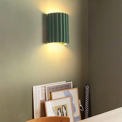 Fabulous Green Wall Sconce – Modern 2-Light Resin Design for Indoor Spaces 2