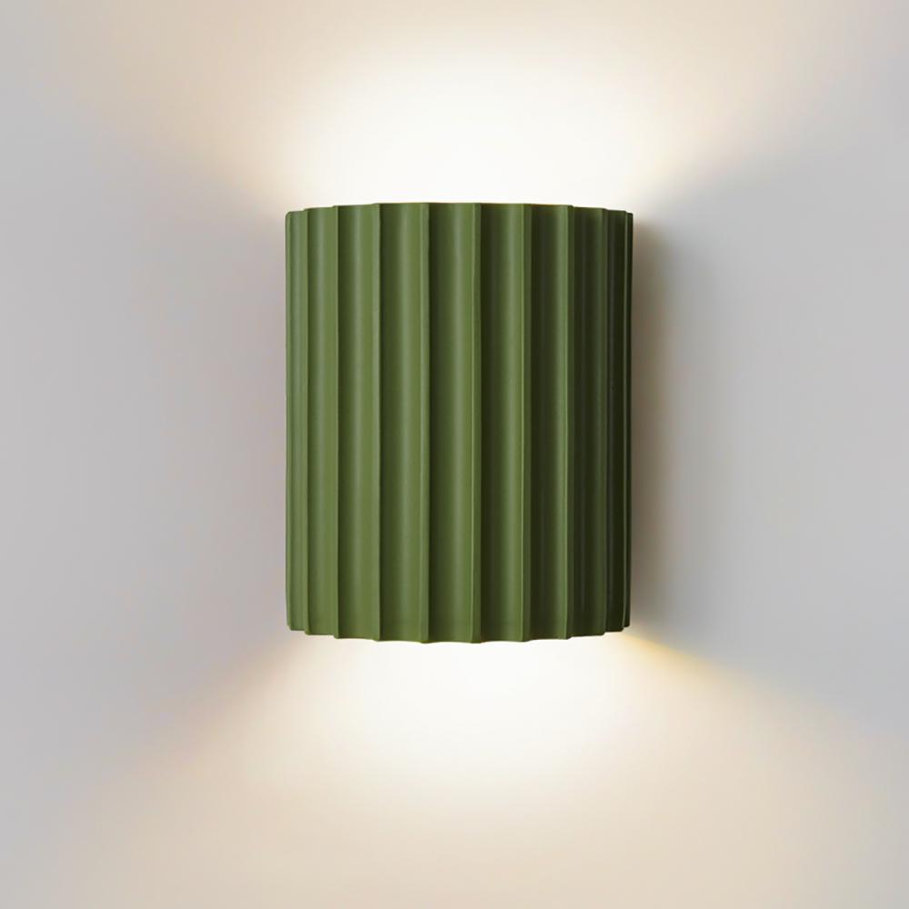 Fabulous Green Wall Sconce – Modern 2-Light Resin Design for Indoor Spaces 3