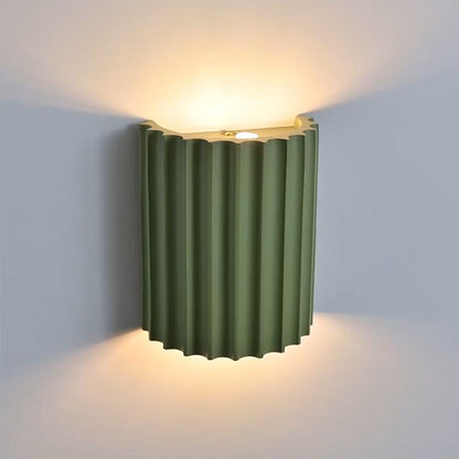 Fabulous Green Wall Sconce – Modern 2-Light Resin Design for Indoor Spaces 4