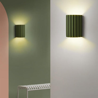 Fabulous Green Wall Sconce – Modern 2-Light Resin Design for Indoor Spaces 7