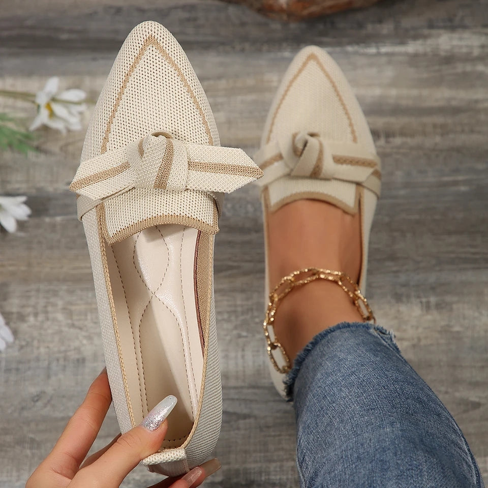 Amara Women's Flats – Elegant Pointed Design for All-Day Comfort