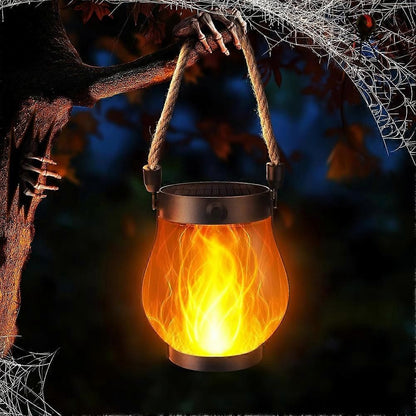 Flareon Outdoor Solar Lantern – Waterproof Garden Light with Flickering Flame Effect 3