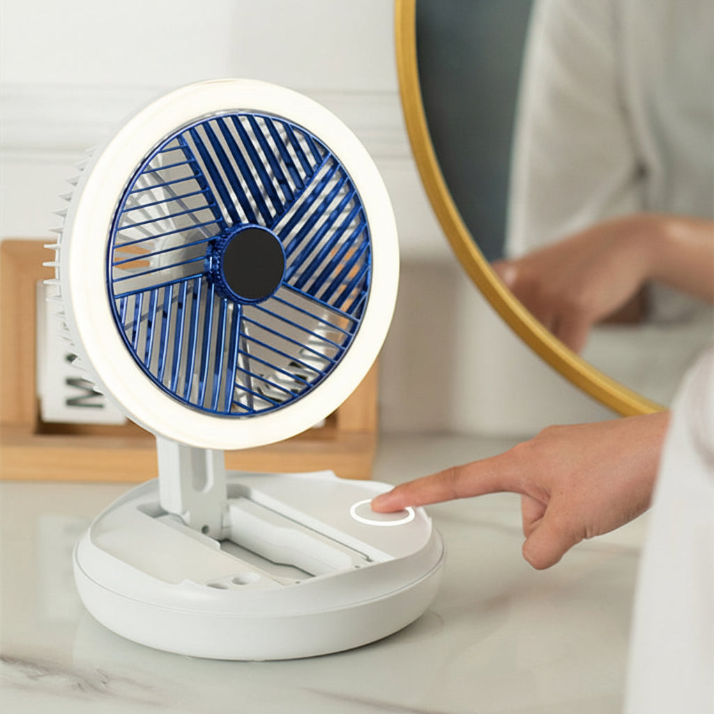 Flexta Versatile Adjustable Table Fan – Quiet 4-Speed Cooling for Desk Use 1