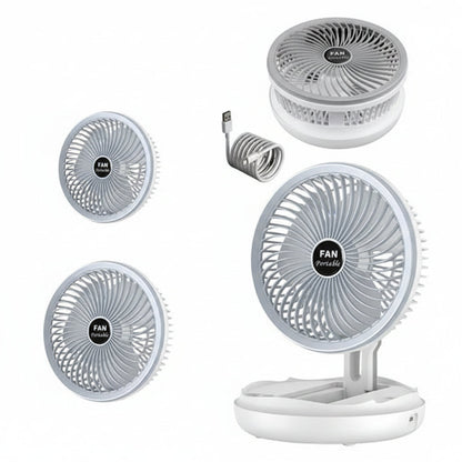 Flexta Versatile Adjustable Table Fan – Quiet 4-Speed Cooling for Desk Use 2