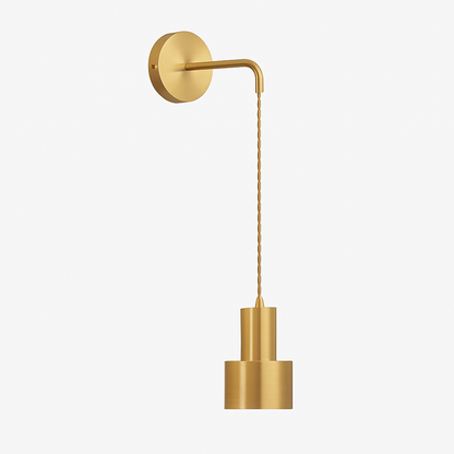Gale Modern Gold Wall Sconce – Downward Illumination Ambient Lighting 0
