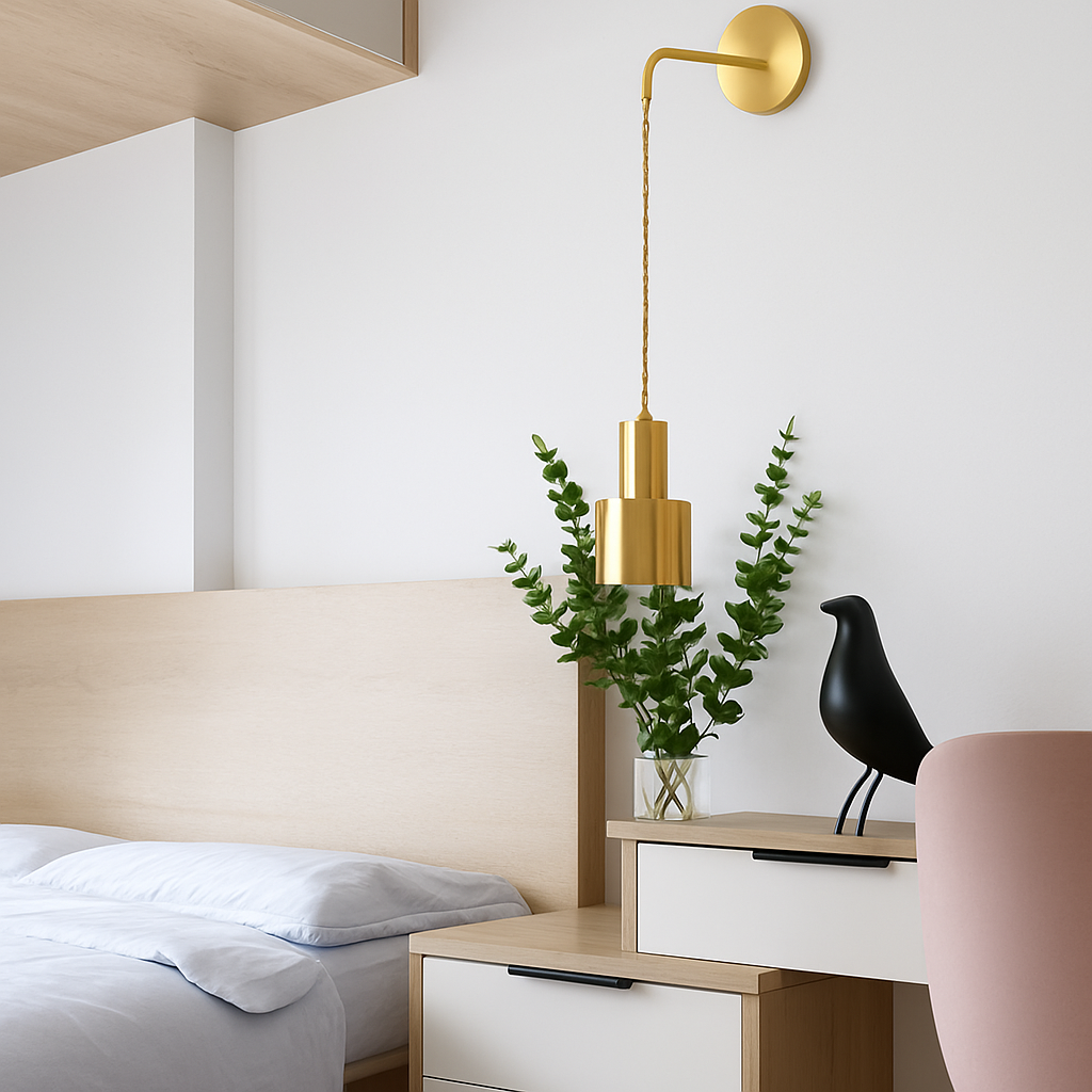 Gale Modern Gold Wall Sconce – Downward Illumination Ambient Lighting 2