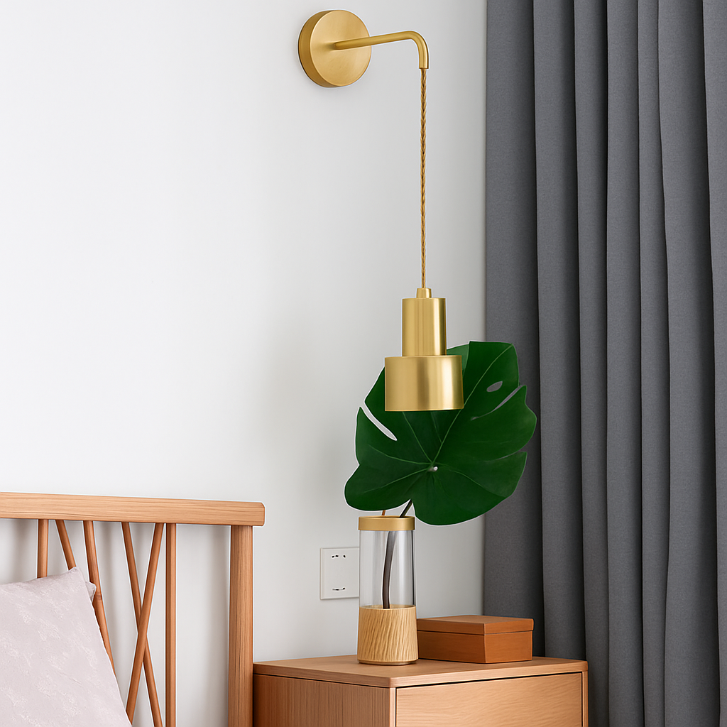Gale Modern Gold Wall Sconce – Downward Illumination Ambient Lighting 3
