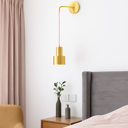 Gale Modern Gold Wall Sconce – Downward Illumination Ambient Lighting 4