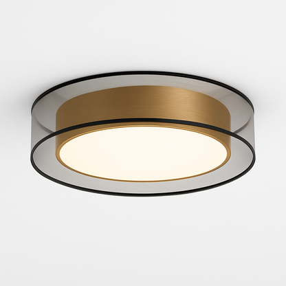 Gleam Loft Modern Ceiling Light – Elegant Gold Flush Mount for Stylish Interiors 0