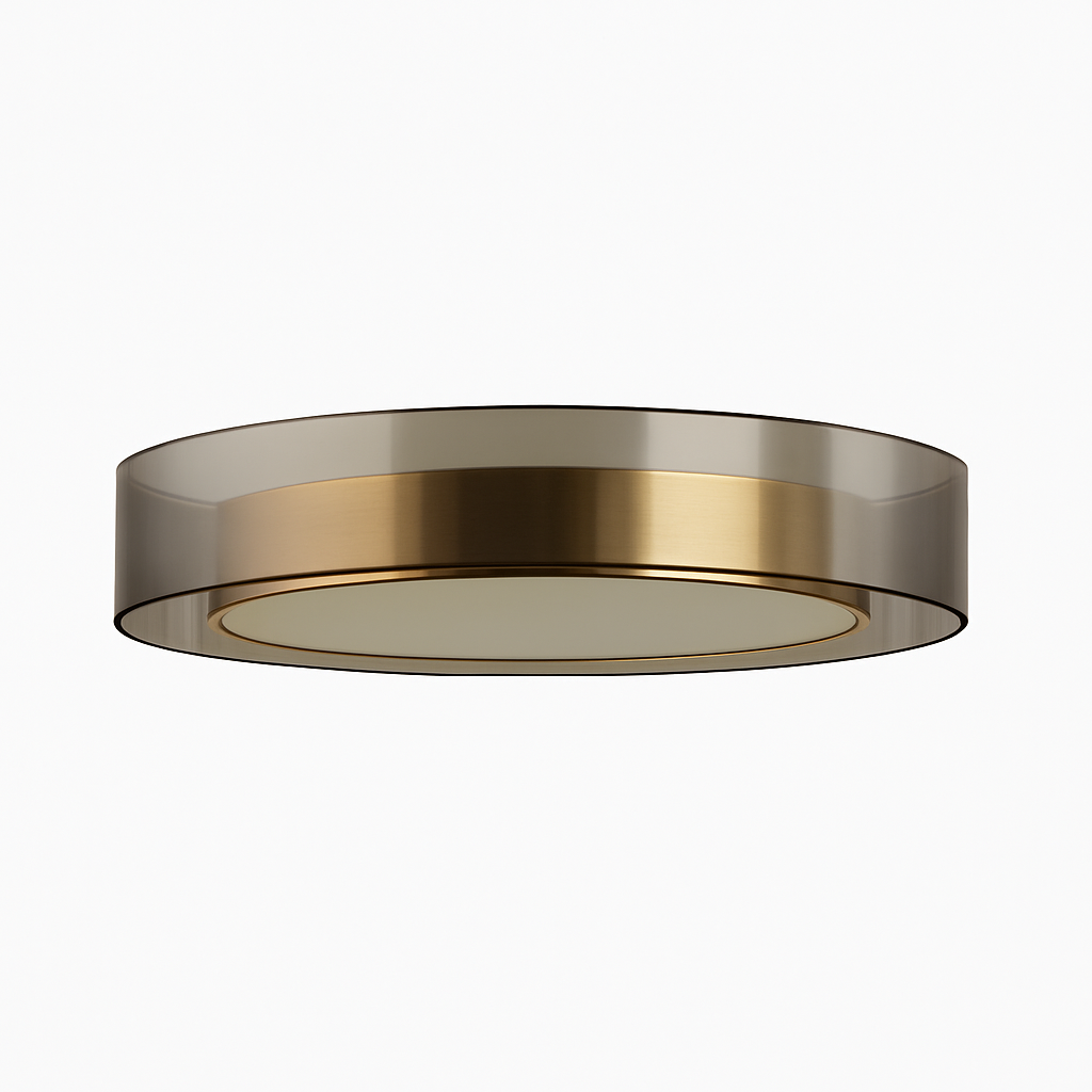 Gleam Loft Modern Ceiling Light – Elegant Gold Flush Mount for Stylish Interiors 3