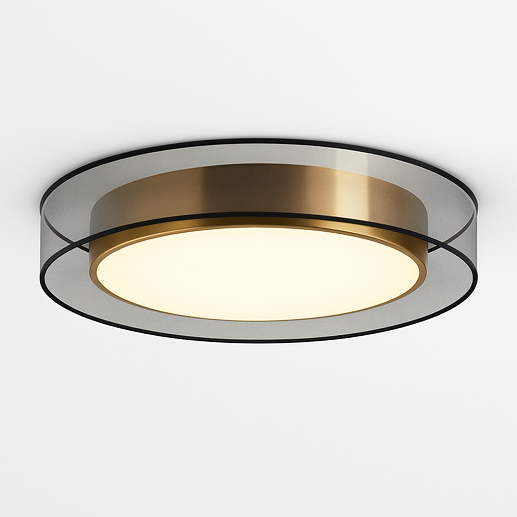 Gleam Loft Modern Ceiling Light – Elegant Gold Flush Mount for Stylish Interiors 4