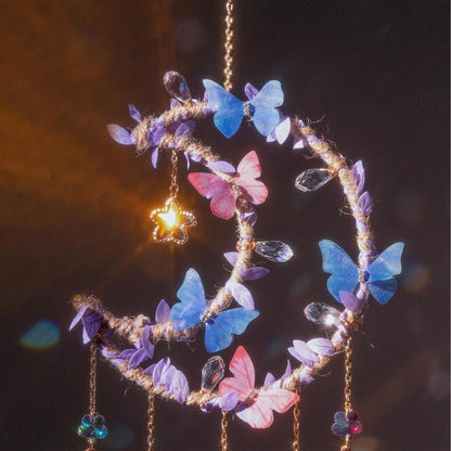 Harmony Home Decor Crystal Dream Catcher – Handmade Rainbow Sun Catcher 2