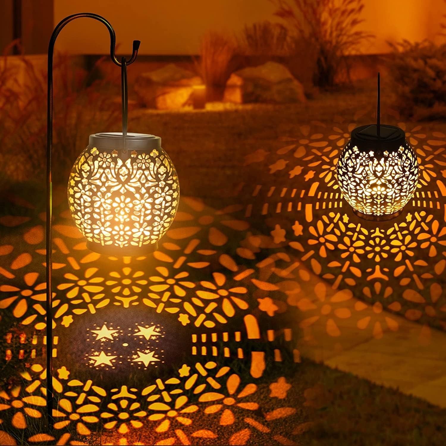 LumaGlow Outdoor Solar Lanterns – Weather-Resistant Hanging Lights for Gardens 1